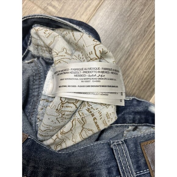 Ariat Men's Relaxed Boot Cut M4 Size 42x32 Blue Jeans - Picture 11 of 11